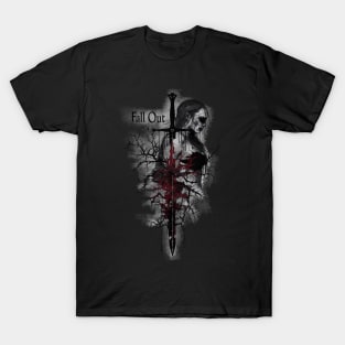 FallOut,Nuclear Explosion Graphic T-Shirt 8501 T-Shirt